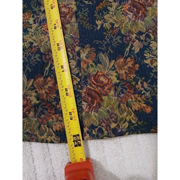 Vintage Westbound Green Floral Print Sleeveless Blazer Size Large RN‎ 58909 - Picture 8 of 11